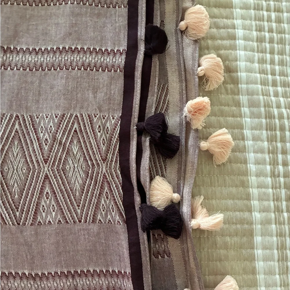 MADEWELL Cape Scarf with Tassels NWT - Picture 4 of 6